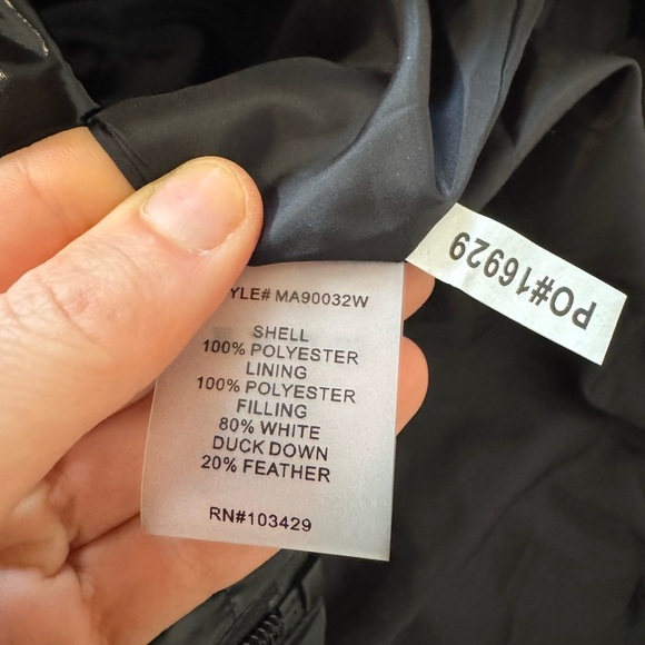 ANORAK The Stitched Fashion Puffer Vest Duck Down Feathers Waterproof Med NWT - Picture 6 of 6